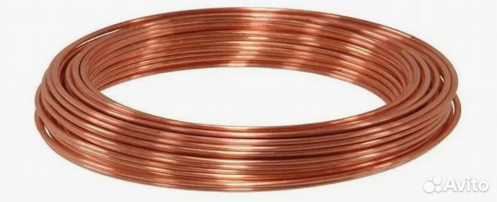 Трубка тормозная медная 4.75/0.8 - 50м бухта