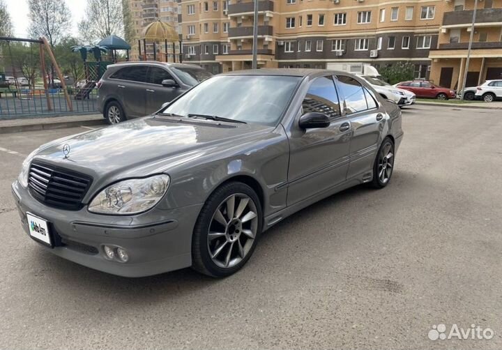 Mercedes-Benz S-класс 4.3 AT, 2002, 505 555 км