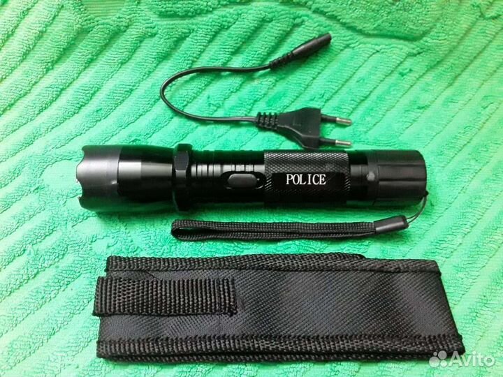 Фонарик светодиодный,аккумуляторный,с функцией э/ш