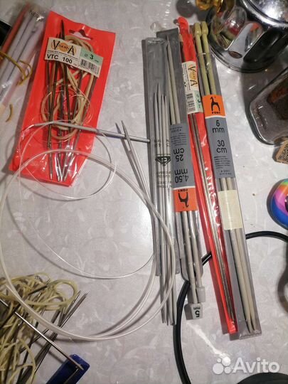 Спицы, крючки для вязания