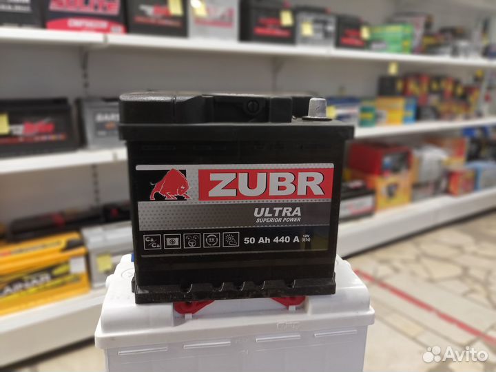 Zubr ultra 50 Ah пп. Аккумулятор