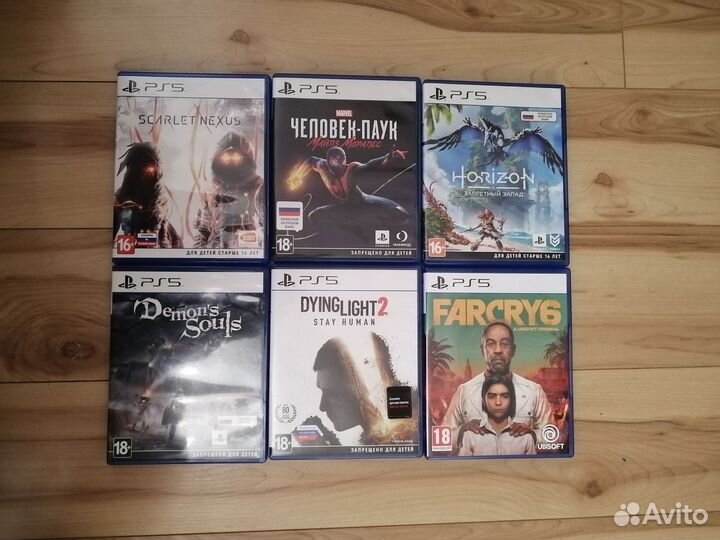 Диски, игры ps5