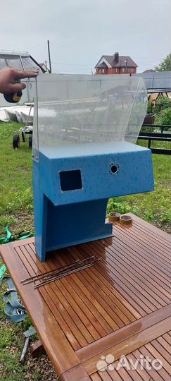 Рулевая консоль со стеклом для катера