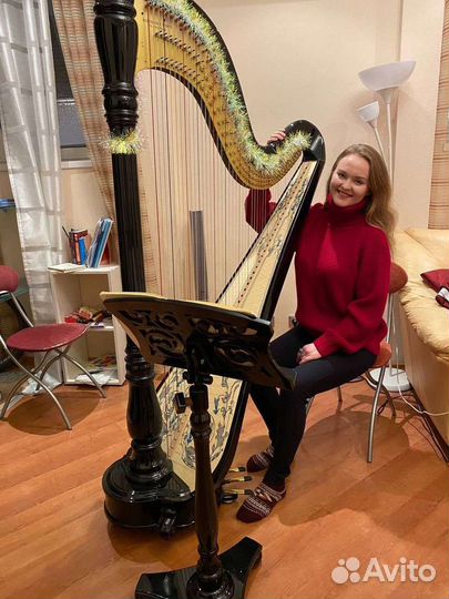 Уроки игры на арфе / Уроки музыки