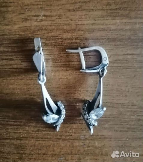 Серебряные серьги