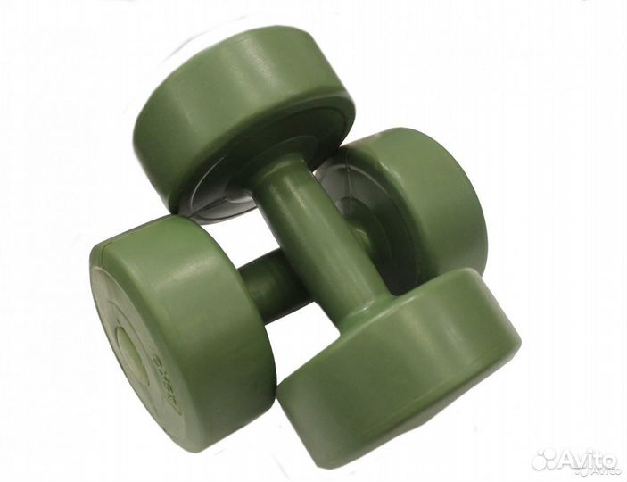 Гантель для фитнеса, гантель пластик 3,5 кг