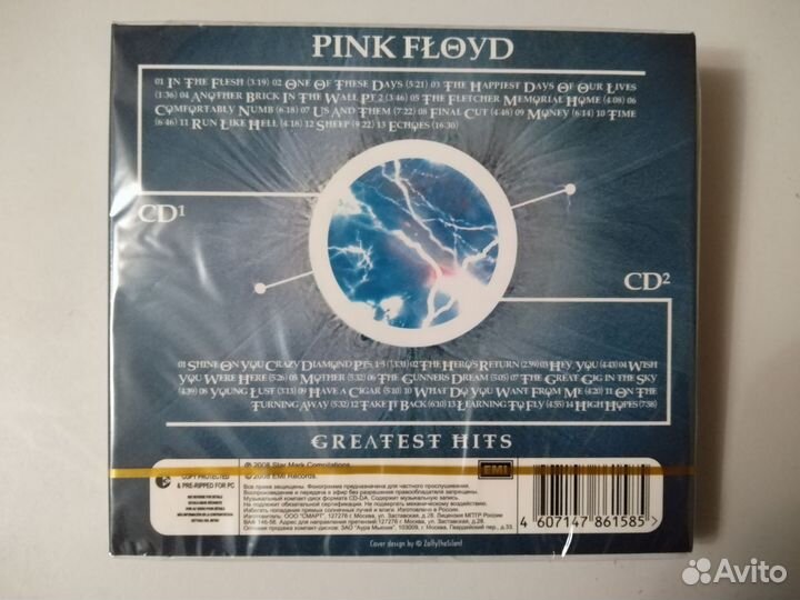 2CD диска. pink floyd. Greatest hits