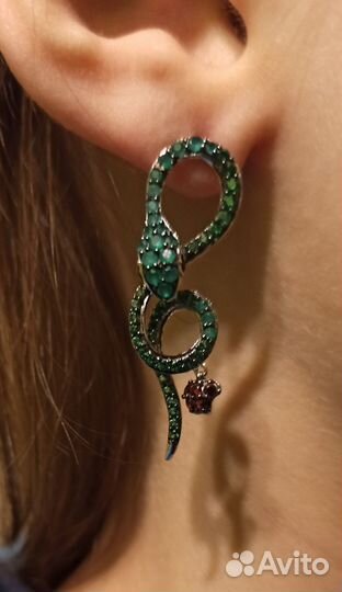 Серьги и браслет серебро 925