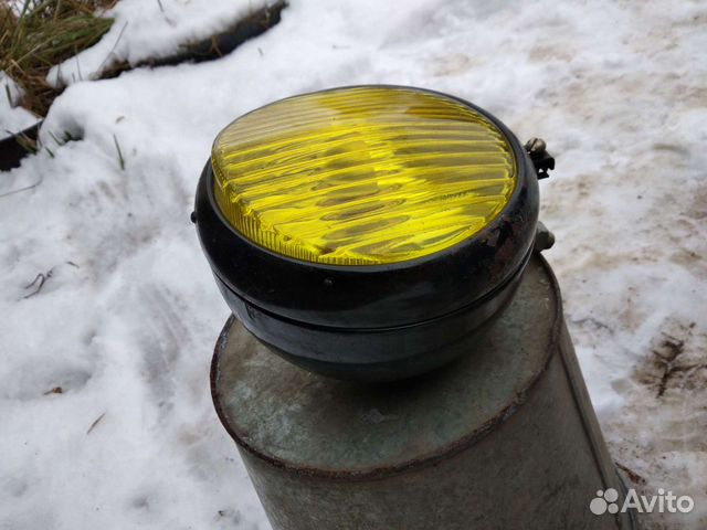 Фара желтая СССР