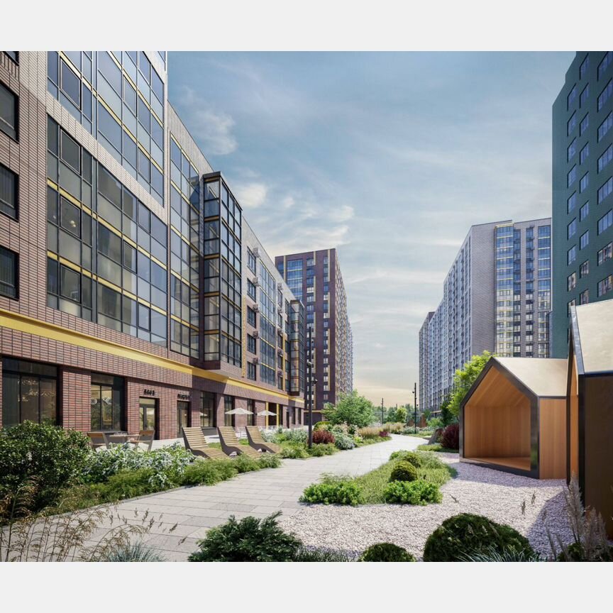 2-к. квартира, 54,8 м², 9/16 эт.