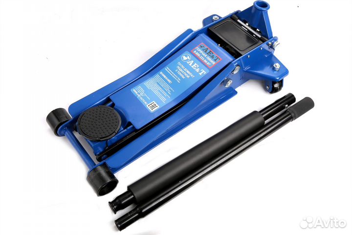Подкатной домкрат AE&T 3т двухнасосный низкий