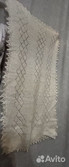 Шаль пуховая козья, палантин, косынка