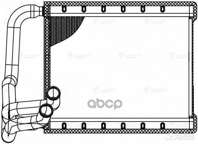 Радиатор отопителя салона hyundai elantra 06- L