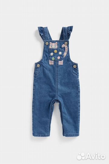 Новый комбез джинсовый mothercare 80-110 см