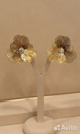 Серьги в стиле Chanel премиум