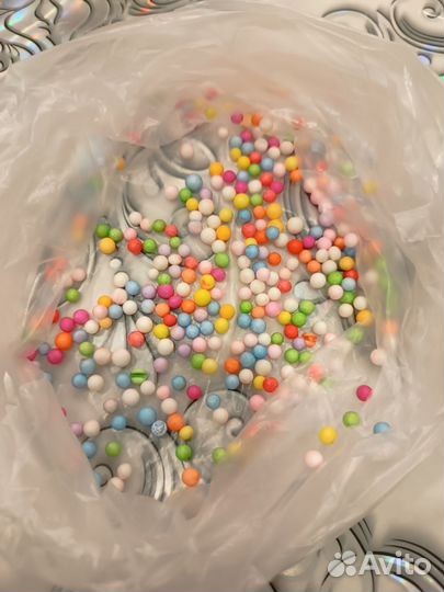 Шарики из пен-та для ловли рыбы на фидер