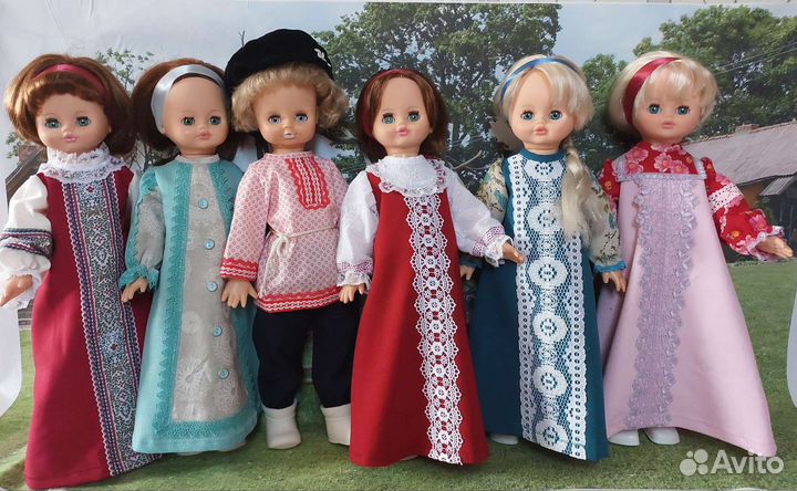 Одежда для кукол русский костюм
