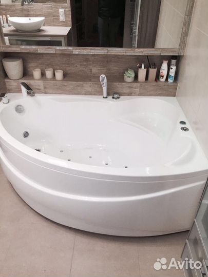 Ремонт в ванной и туалете.ванная под ключ