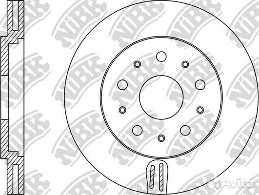 Диск тормозной audi A3volkswagen G4skoda fabia передний