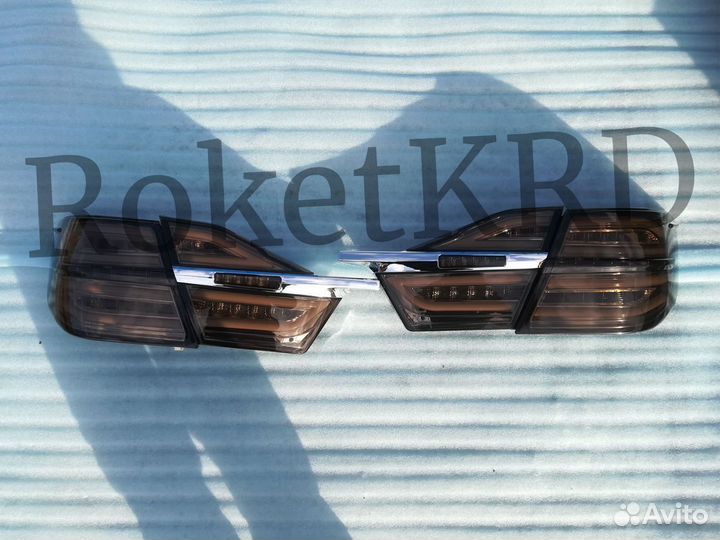 Задние фонари Camry 55 14-17 г Стиль Mercedes