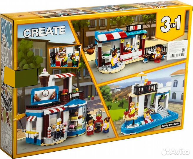 Конструктор 11052 Кондитерская 3в1