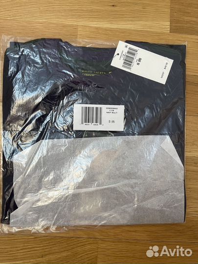 S (8-10) /Polo Ralph Lauren футболка с Медведем.Ор