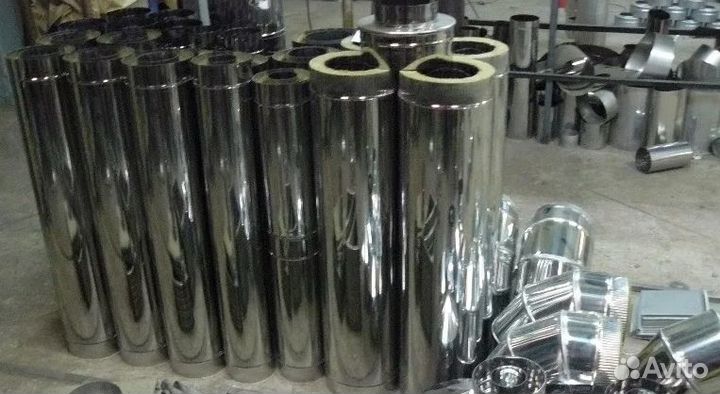 Изготовление труб сэндвич моно дымоход воздуховод