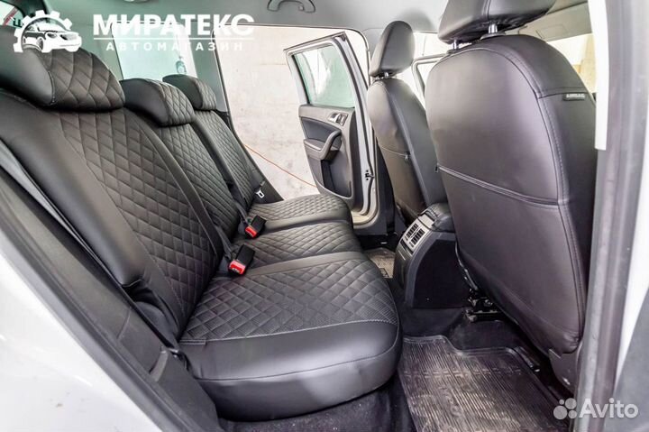 Авточехлы Шкода Йети / Экокожа Ромб