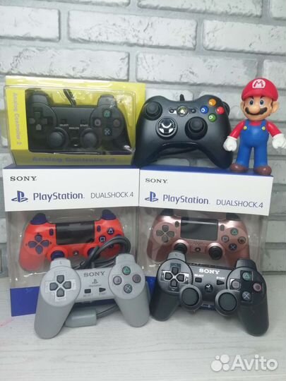 Геймпады Sony PS1,PS2,PS3,PS4, xbox 360. Новые