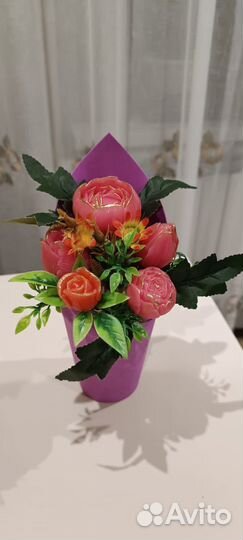 Букеты из декоративного мыла