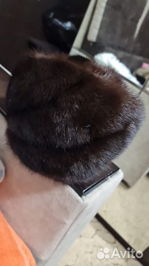 Норковая шапка мужская