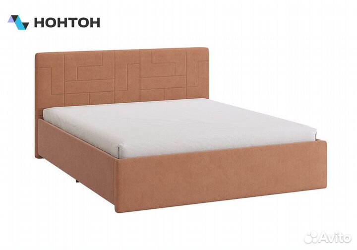 Кровать Лора 2 1.6 м персик