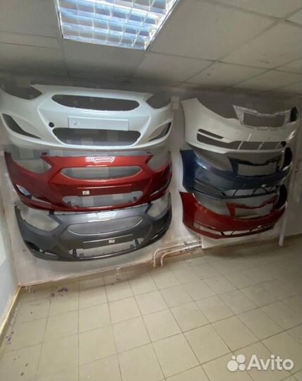 Бампер передний для Kia Rio 3 2011-2017