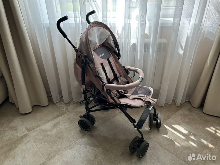 Коляска прогулочная Babyton Ellipse Pink трость
