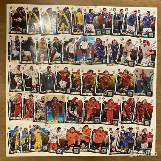 Карточки Panini euro 2012