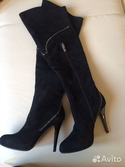 Сапоги-ботфорты женские 37 р