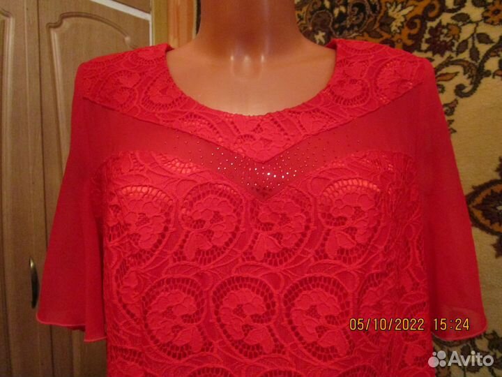Платье гипюровое р. 52