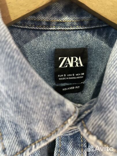 Джинсовая куртка мужская zara