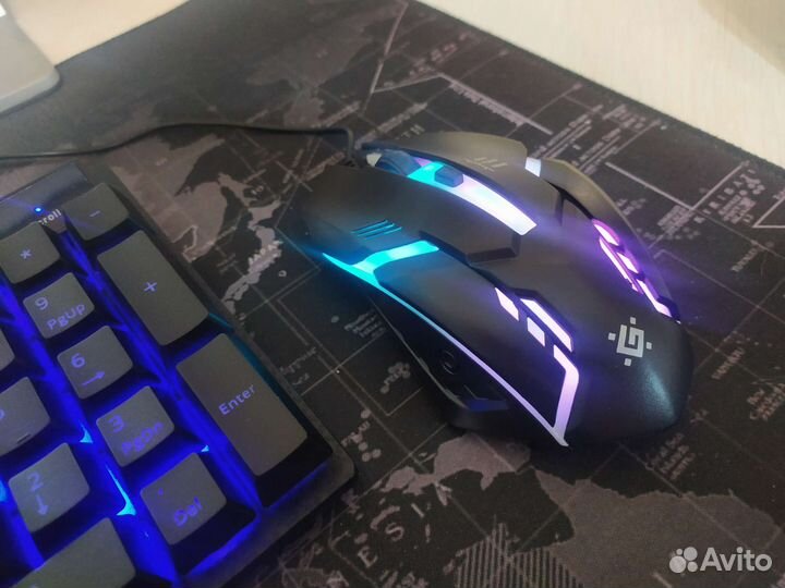 Клавиатура и мышь с подсветкой