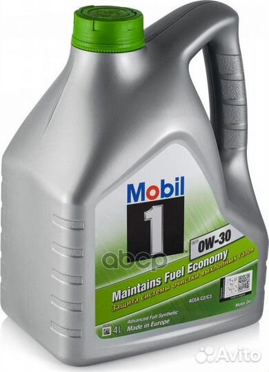 Масло моторное mobil ESP 0W-30 4л. Mobil