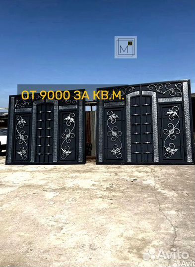 Ворота в Каспийске из цеха напрямую на заказ