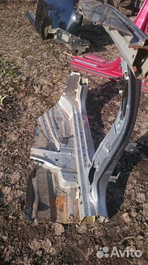 Порог со средней стойкой правый опель астра н