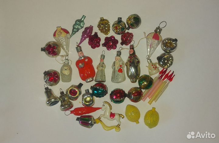 Елочные игрушки СССР малютка