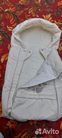 Конверт на выписку зимний + комбинезон демисезон