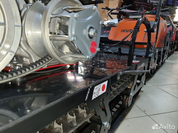 Мотобуксировщик ikudzo 1450/500 ESR17(красный цв.)