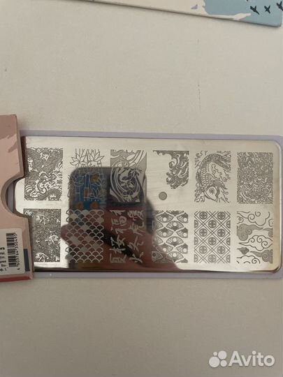 4 Пластины для стемпинга