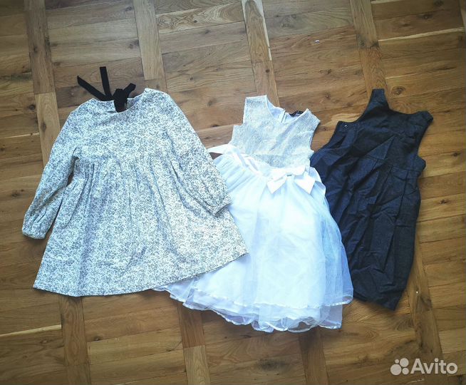 Платья для девочки 3 шт 6 лет 134 см