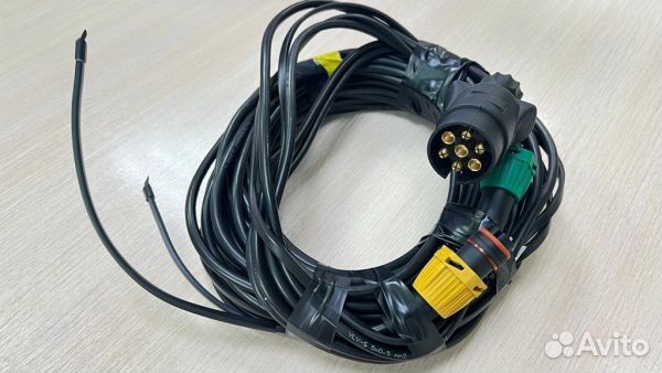 Жгут проводов прицепа 7м, 7-пиновый разъём + два