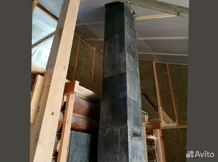 Печь камин отопительная