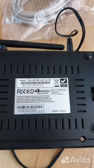 Wi-Fi роутер trendnet TEW-651BR